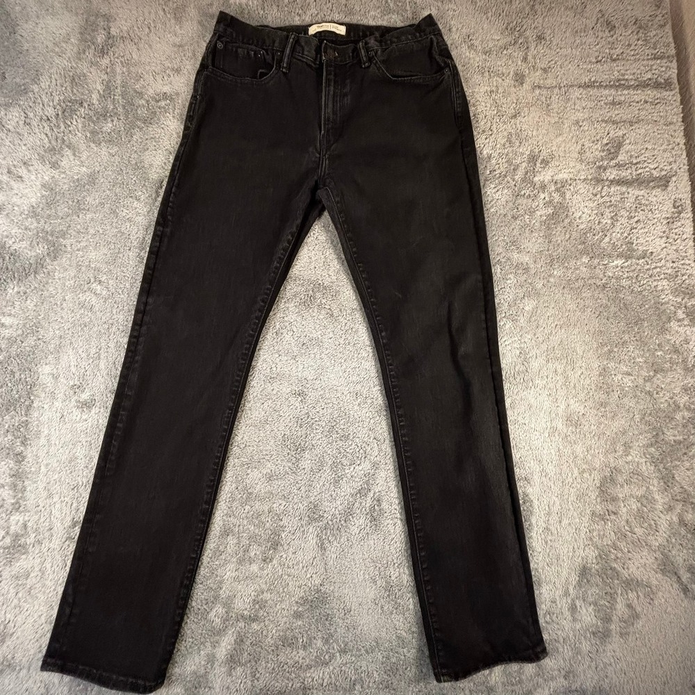Gap 1969 Athletic Fit Jeans Mens 31x32 Washed Black Denim Gap For Good